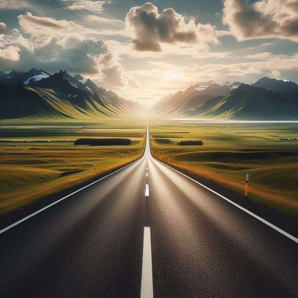 Carretera hasta el infinito